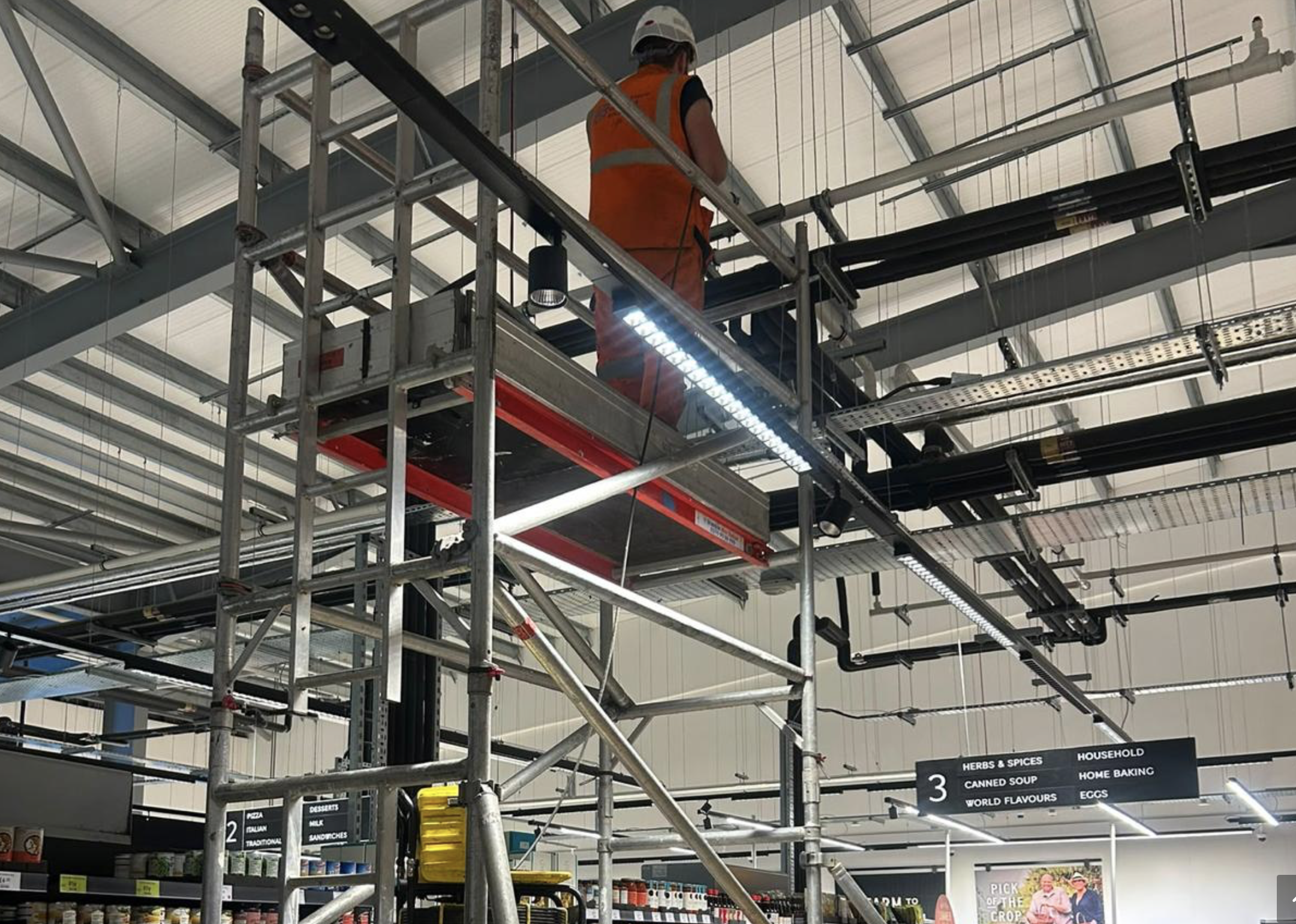 High-level drainage clearance and descaling project at an operational Perth supermarket