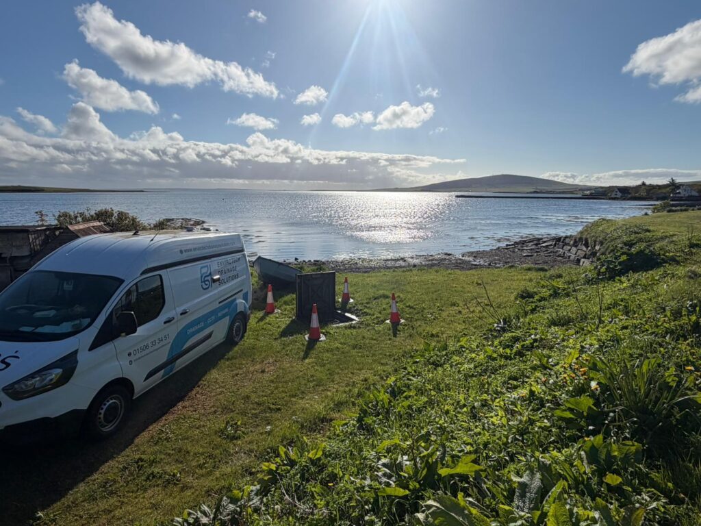 Project photograph from drainage cleaning and maintenance works at a CSO location