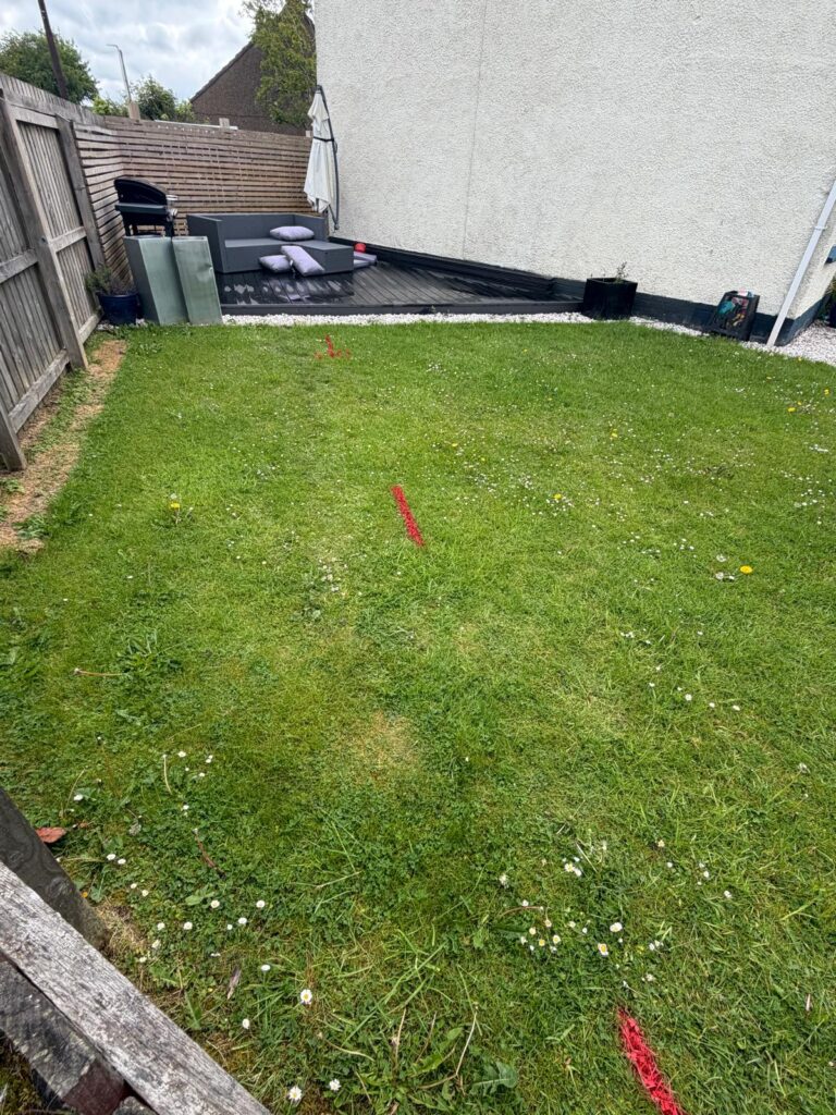 Residential drainage survey undertaken ahead of a planned property extension