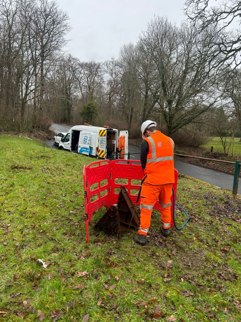 Envirotech Drainage Solutions working on a drainage site in Scotland