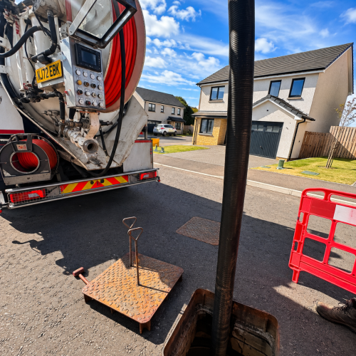 Jet-vac drainage cleaning and maintenance in Scotland