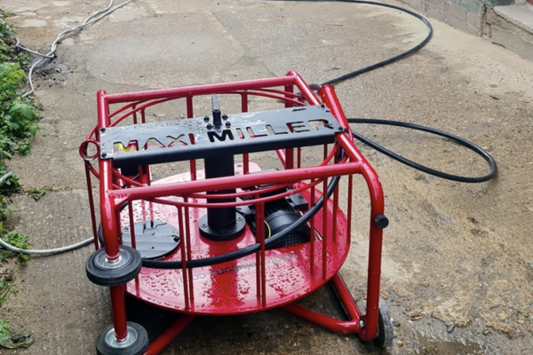 Picote mechanical pipe cleaning equipment preparing drainage pipework for repair