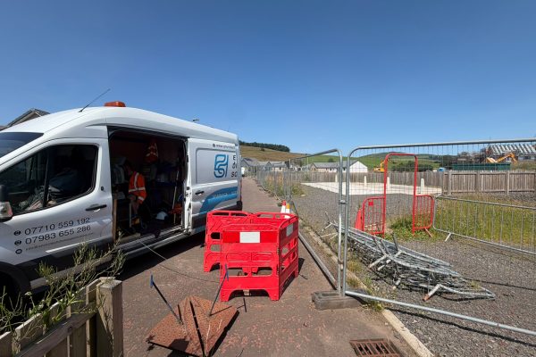 CCTV surveys of foul and surface-water sewers for a housing development
