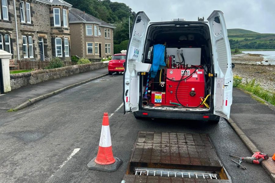 Project image from CSO cleaning and maintenance works across Scotland